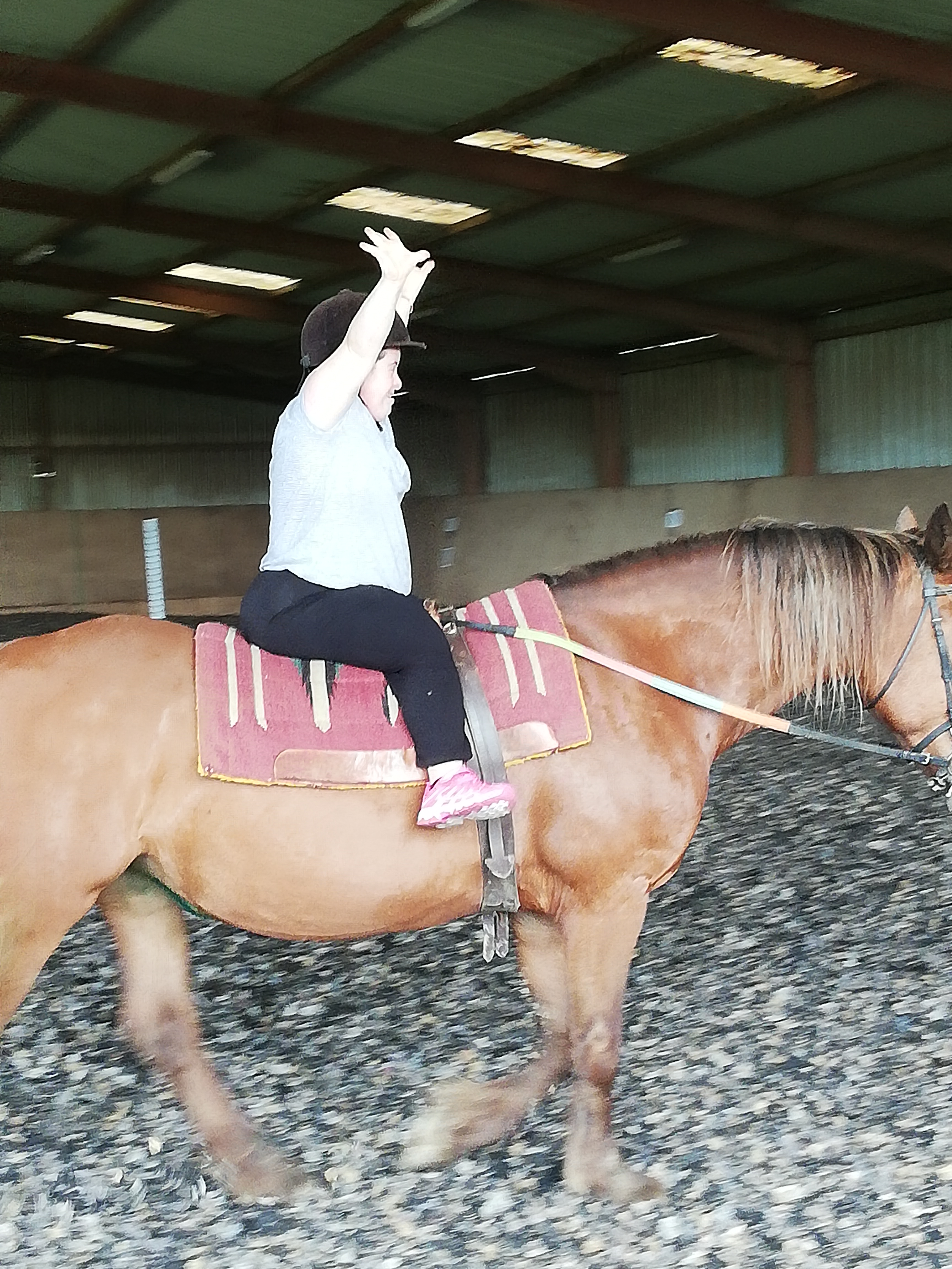 Equitation au centre équestre "Les Petits Sabots" de Momein.